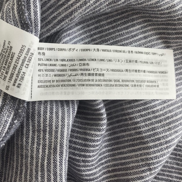 Abercrombie & Fitch Striped Short Sleeve Dress - Picture 4 of 4